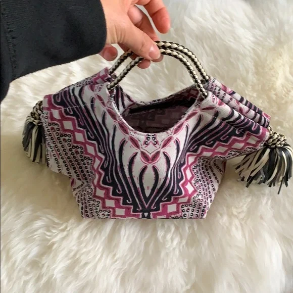 NEW ULLA JOHNSON MINI Pink LALI TOTE bag - Picture 11 of 15